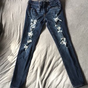 NEW American eagle destroyed jeans
